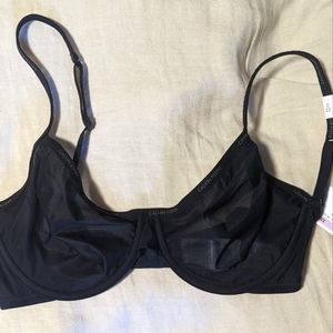 Calvin Klein sheer mesh demi bra 32D NWT